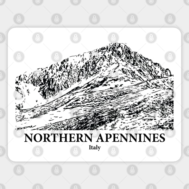 Northern Apennines - Italy Magnet by Lakeric